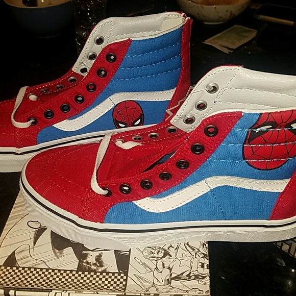 infant spiderman vans